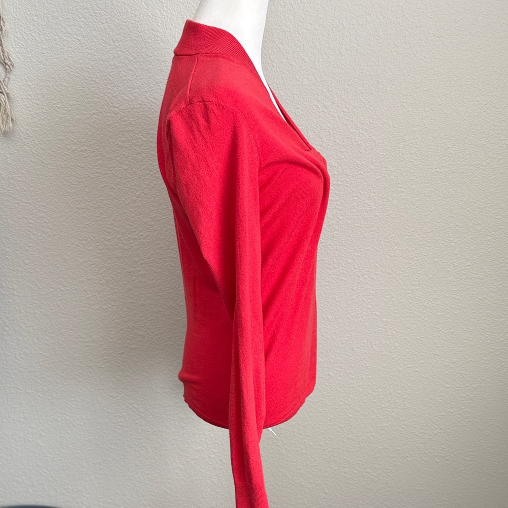 Halogen Orange Twist Front Blouse - Picture 3 of 10